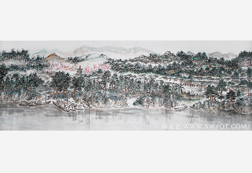 陈伍祥作品 《锦绣潇湘》局部8
